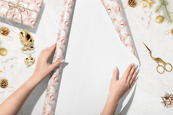 Polar Bear Luxury Christmas Wrapping Paper, 4 of 10