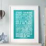 Personalised First Dance Song Print, thumbnail 2 of 8