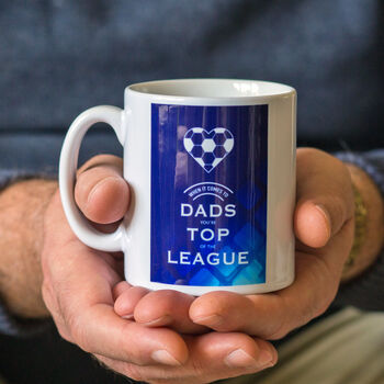 'Top Of The League' Mug For Dad, 3 of 3