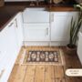 Turkish Kilim Brown Leaf Area Rug, thumbnail 4 of 7