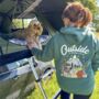 Personalised Outside Is Where It's At Dog Lover Hoody, thumbnail 1 of 12