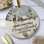 Nanny And Grandad Personalised Christmas Decoration, thumbnail 1 of 3