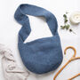 Moss Stitch Bag Easy Knitting Kit, thumbnail 1 of 6