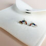 Sterling Silver Crystal Rainbow Stud Earrings, thumbnail 4 of 5