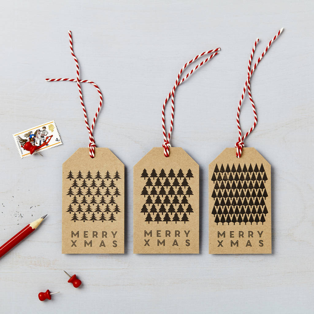 Christmas Tree Charity Gift Tags By Lucy says I do | notonthehighstreet.com