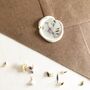 Confetti Dried Petal White Peel And Seal Wax Seals, thumbnail 6 of 12