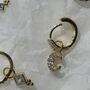 18 K Gold Plated Crescent Moon Huggie Earrings, thumbnail 7 of 11