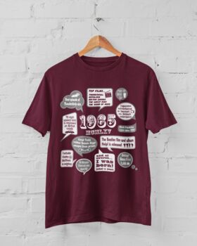 'Events Of 1965' Bespoke 60th Birthday Gift T Shirt, 5 of 9