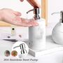 10.08 Oz Marble Lotion Soap Dispenser Bottle Container, thumbnail 7 of 7