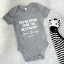 Daddy To Be Babygrow. You'll Be The Best Daddy, thumbnail 1 of 7
