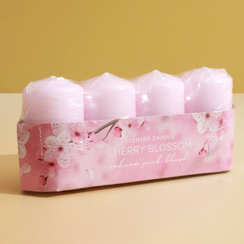 Set Of Four Cherry Bloosom Scented Candles, 3 of 4