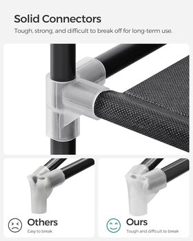 Fabric Wardrobe Portable Clothes Storage Rack, 7 of 9