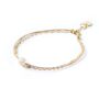 Pearl Gold And Silk Bracelet, thumbnail 2 of 6