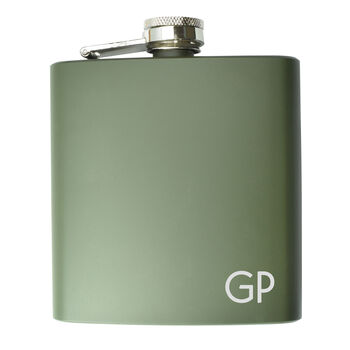 Personalised Monogramed Hip Flask, 6 of 12