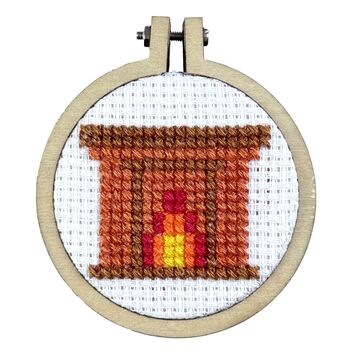 You're My Coal Mate! Christmas Mini Matchbox Cross Stitch Kit, 3 of 5