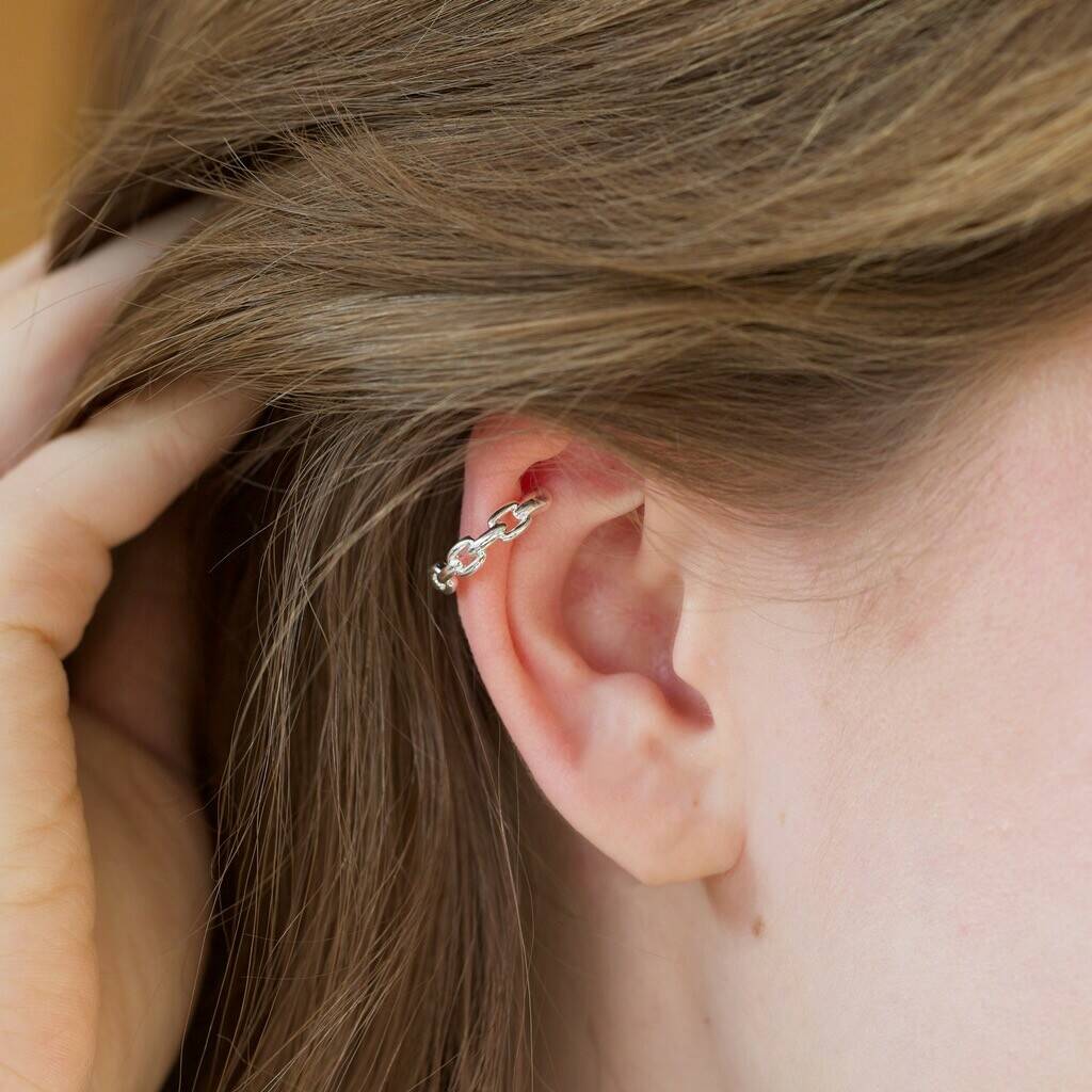 Chunky Chain Ear Cuff By Lisa Angel