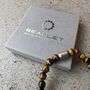 Men's Manchester City Football Fan Tiger's Eye Bracelet, thumbnail 6 of 6