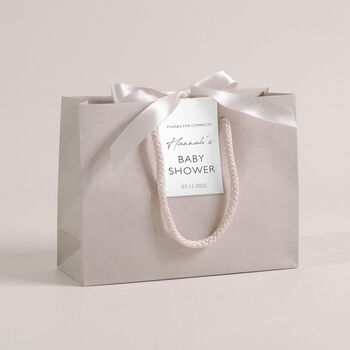 Baby Shower Luxury Gift Bags With Personalised Tag, 9 of 9