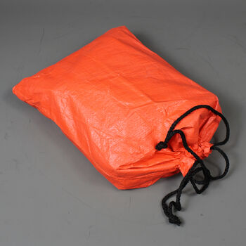 Black Leather Zip Tote Bag With Orange Zips, 9 of 9