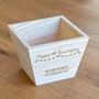 Personalised 5th Anniversary Wood Gift Planter, thumbnail 4 of 4