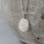 Sterling Silver Large Textured Nugget Pendant, thumbnail 2 of 5