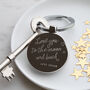 Personalised Love You To Moon And Back Keyring, thumbnail 6 of 8