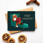 Merry Snoozemas Fox Christmas Cards, thumbnail 4 of 7