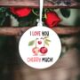 Funny Valentine's Day Cherry Decoration, thumbnail 2 of 2