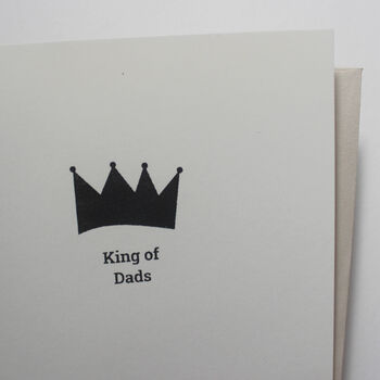 King Of Dads Fathers Day Cards, 5 of 9