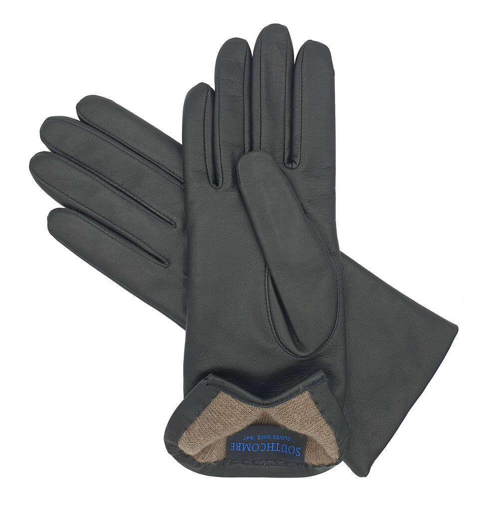 Tilly. Women's Cashmere Lined Leather Gloves By Gloves