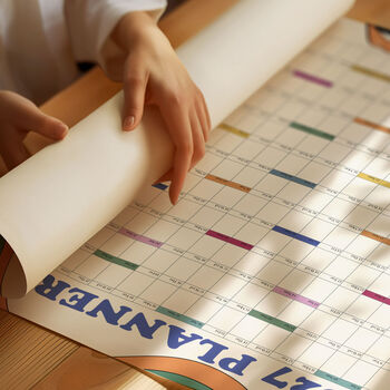 Retro Inspired 2027 Year Wall Planner | Whole Year Calendar, 6 of 12