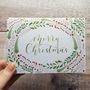 'Merry Christmas' Hand Lettered Christmas Card, thumbnail 3 of 4