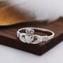 Sterling Silver Claddagh Ring, thumbnail 2 of 12