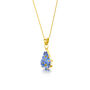 Forget Me Not Teardrop Necklace – Real Flowers, thumbnail 3 of 12