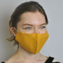 Linen Face Mask, thumbnail 2 of 5