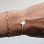 Sterling Silver Star Charm Bracelet, thumbnail 5 of 10