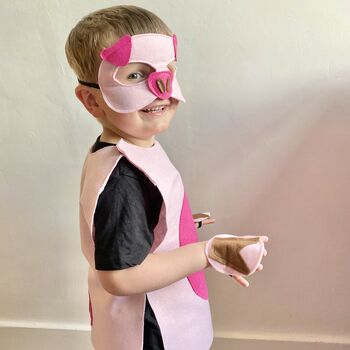 Pink Pig Piglet Costume For Kids And Adults, 6 of 9