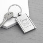 Personalised Guardian Angel Frame Keyring, thumbnail 2 of 5