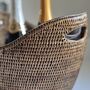 Rattan Oval Wine Champagne Bucket, thumbnail 3 of 4