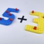 Sensory Lego Compatible Numbers One 20, thumbnail 6 of 8