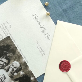 Christmas Letter Personalised Photo Keepsake, 4 of 7