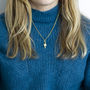 Gold Plated Lightning Bolt Necklace, thumbnail 6 of 8