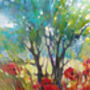 Poppies In A Meadow Painting, thumbnail 7 of 10
