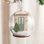 Personalised Layered Front Door Christmas Bauble, thumbnail 1 of 6