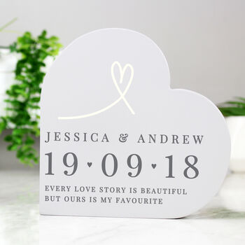 Personalised Wedding Day Reminder Keepsake Ornament, 4 of 4