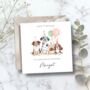 Dogs Birthday Card, Pink Party Dogs Card For Daughter, Granddaughter, Girl,Any Relationship, thumbnail 1 of 2
