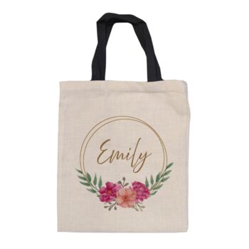 Personalised Wreath Tote Bag, 9 of 12