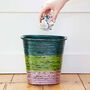 Colourful Recycled Newspaper Waste Paper Basket, thumbnail 4 of 11