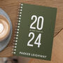 Personalised 2024 Combined Diary And Notebook, thumbnail 1 of 11