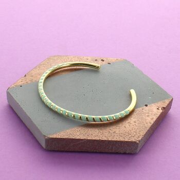 Enamel Coloured Twisted Bangles, 9 of 11